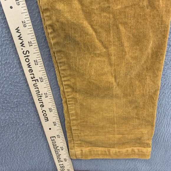 Lucy & Yak Corduroy Overalls Womens Small S32 Yellow Organic Cotton Relaxed Fit - Picture 5 of 13